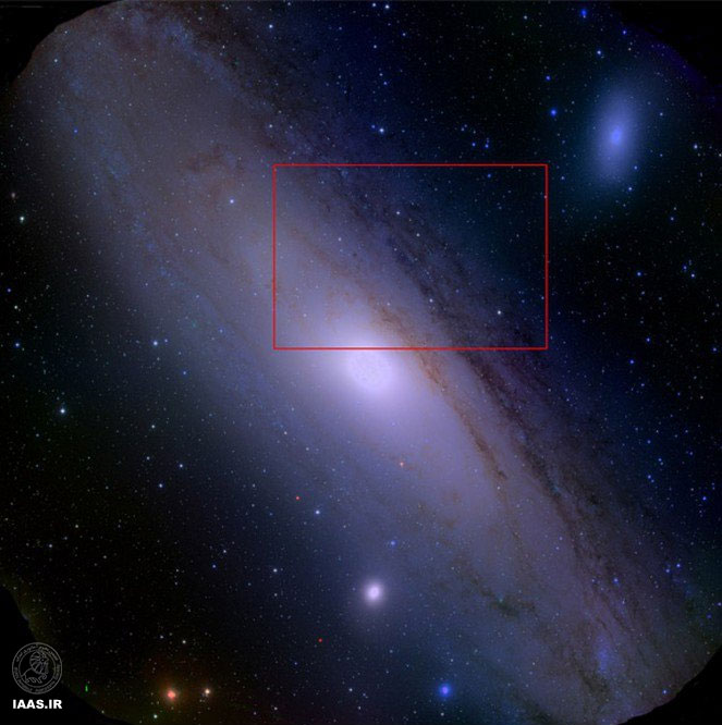 کهکشان آندرومدا از دریچه قدرتمندترین دوربین نجومی جهان
