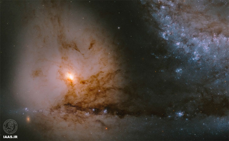 NGC 5195 » نقطه‌ای زیر علامت سؤال