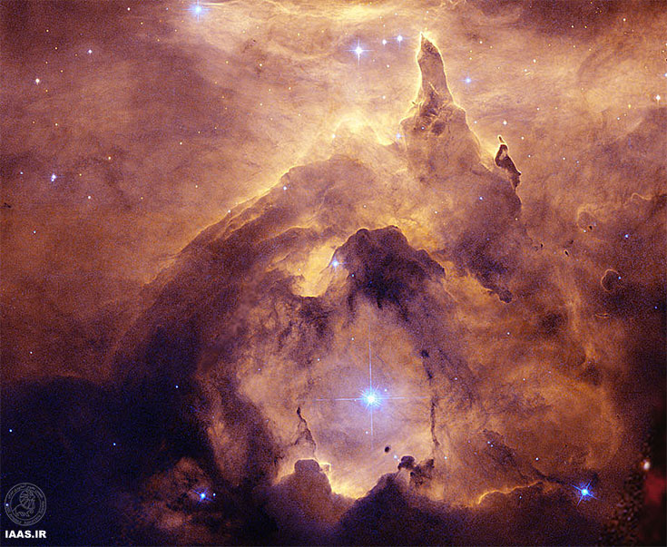 ستاره‌ای بزرگ در NGC 6357