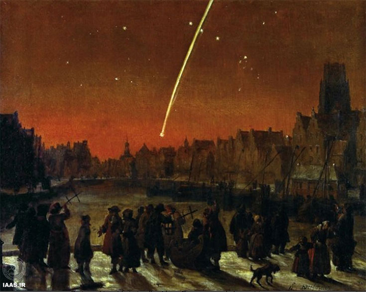 دنباله‌دار بزرگ 1680 بر فراز روتردام