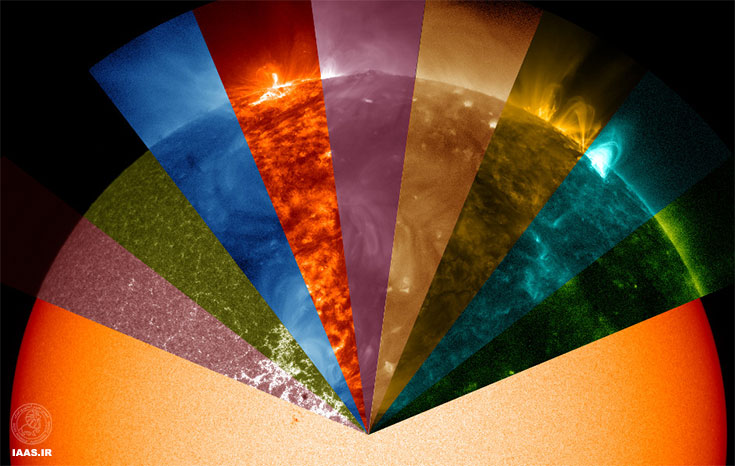 خورشید چندطول‌موجی از SDO
