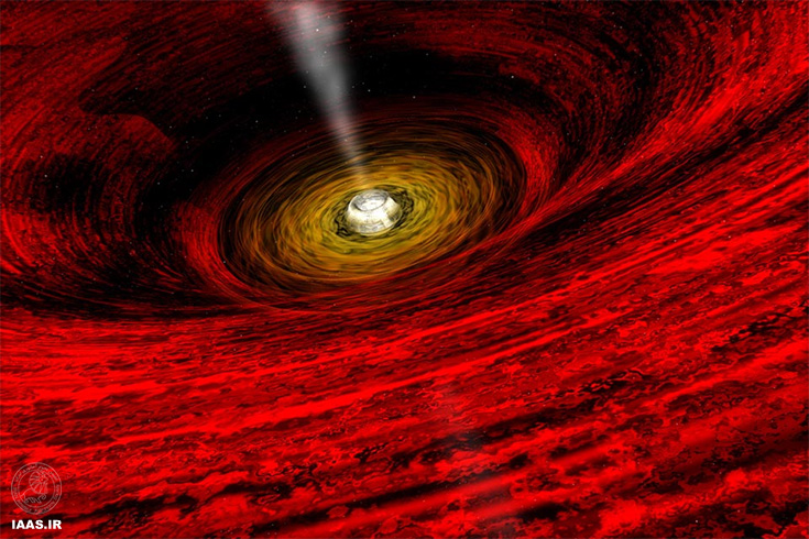 نمای نزدیک یک سیاه‌چاله