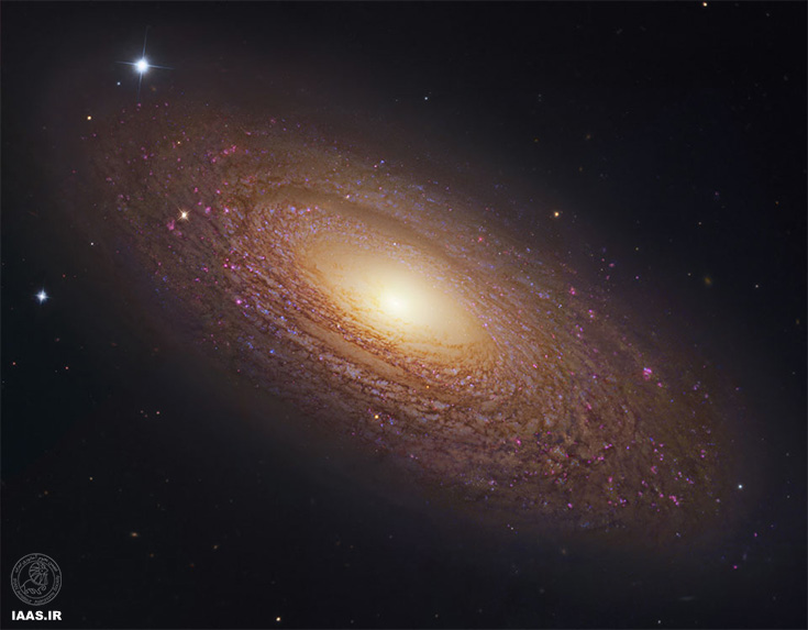 عظمت کهکشان مارپیچی NGC 2841