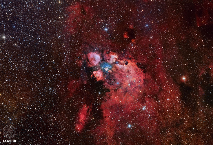 NGC 6334 » سحابی پنجه گربه