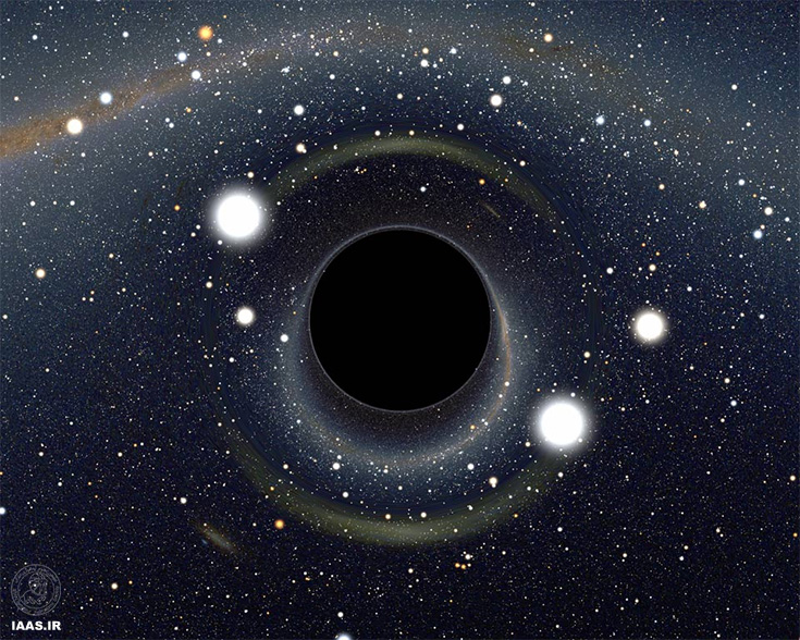 در نزدیکی یک سیاه‌چاله