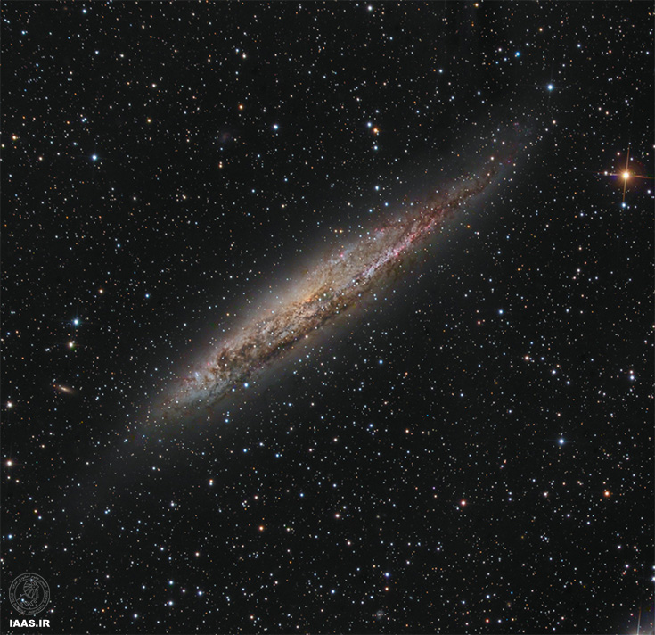 کهکشان مارپیچی نزدیک NGC 4945