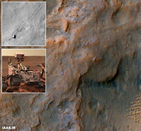 تصاویر دیدنی ناسا از گردش «کنجکاوی» در مریخ