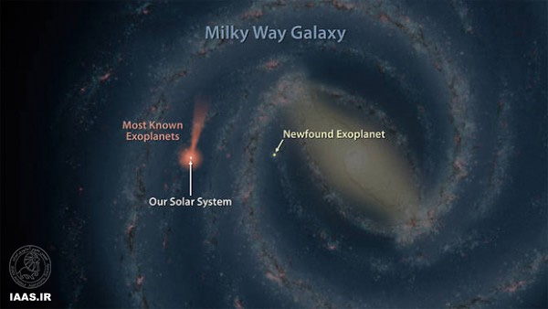 کشف سیاره‌ای در فاصله 13000 سال نوری
