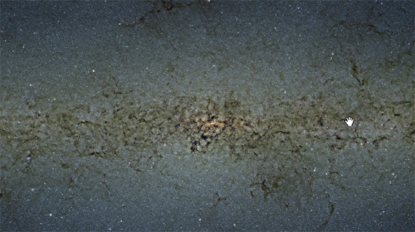 تصویری گیگاپیکسلی از کهکشان راه شیری