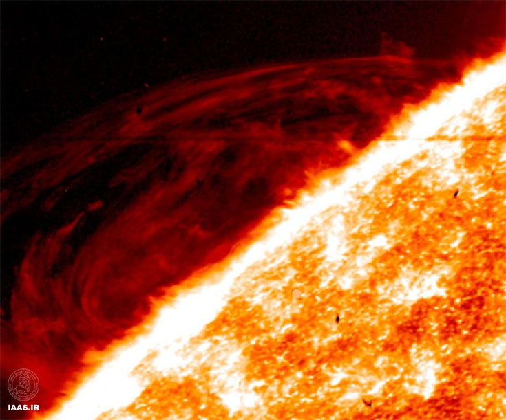 دیگ عظیم خورشید از منظر ماهواره «آیریس»