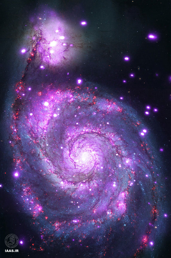 رصدخانه Chandra درخشش اشعه ایکس کهکشان را ثبت می کند	