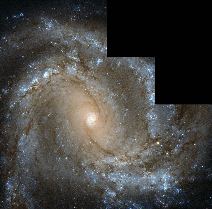 شباهت کهکشان مارپیچی M61 با کهکشان راه شیری