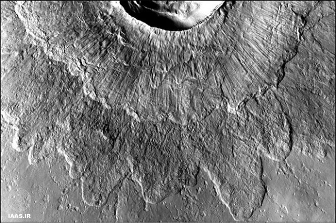 نظریه جدید درباره شکل‌گیری نوعی دهانه برخوردی مرموز بر روی مریخ