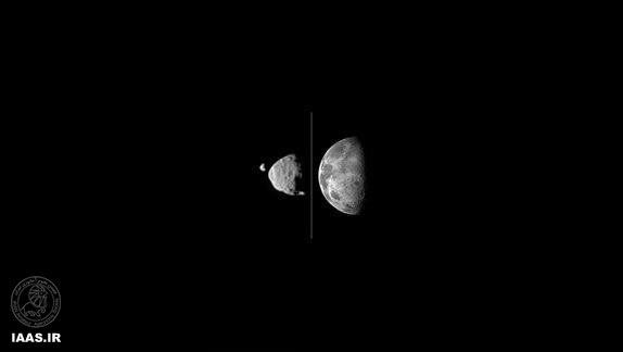 رصد نخستین گذر قمرهای مریخ از مقابل یکدیگر توسط «کنجکاوی»