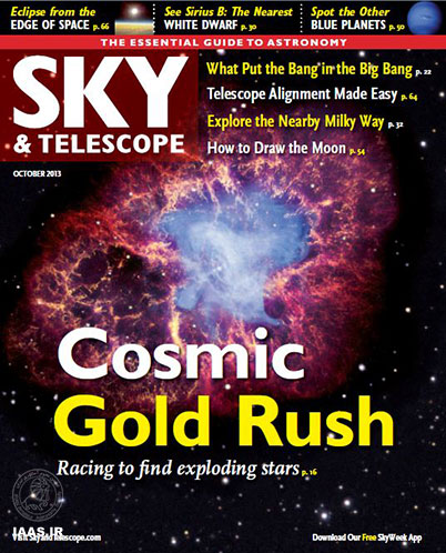 بررسی ماهنامه  Sky & Telescope – October 2013