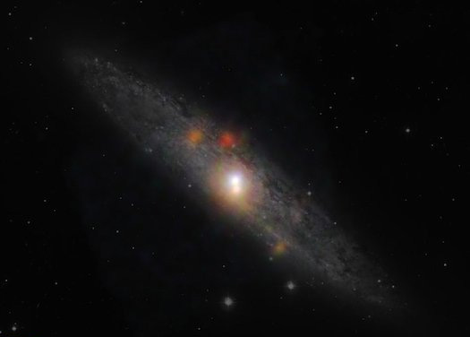تصویری از خواب قیلوله یک سیاهچاله!