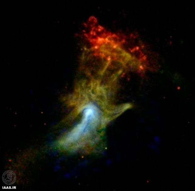 «دست فضایی» از دریچه تلسکوپ ناسا