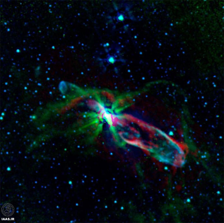 نمایش تولد یک ستاره در رصدهای اسپیتزر و آلما