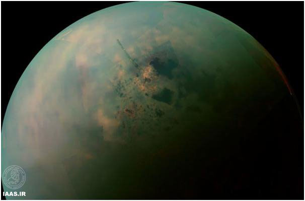 شکل‌گیری دریاچه‌های مایع بر سطح قمر تیتان