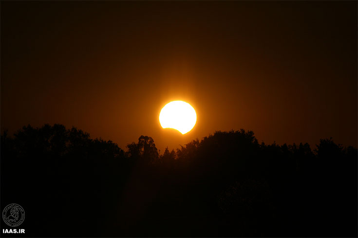 خورشید گرفتگی جزئی در تامپا