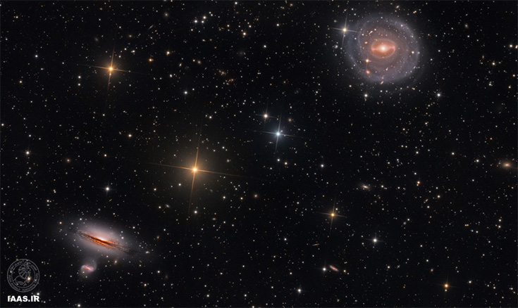 NGC 5101 و دوستان