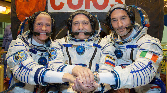 سه خدمه جدید ایستگاه فضایی بین المللی