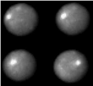 سیارک سرس، آنگونه که سال ها پیش از طریق تلسکوپ هابل دیده میشد.  Credit: NASA, ESA, J. Parker (Southwest Research Institute), P. Thomas (Cornell University), and L. McFadden (University of Maryland, College Park)