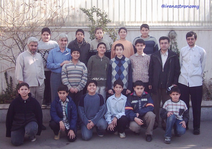 دانش پژوهان نجوم مقدماتی یکی از دبیرستانهای تهران 