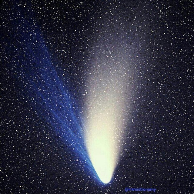 تصویری از دنباله دار 