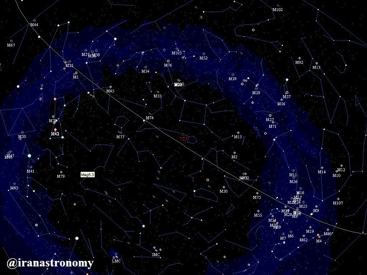 اجرام غیر ستاره ای مسیه - قابل رصد در شب رصدی دوم شهریور96