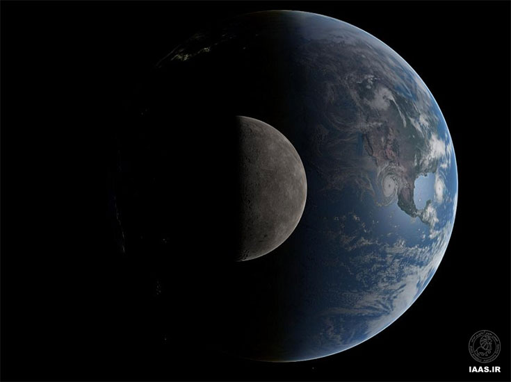 آیا ماه را زمین به دنیا آورده است؟