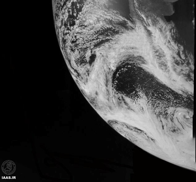 یکی از اولین تصاویر ارسالی فضاپیمای جونو از زمین