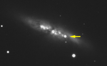 ابرنواختر نوظهور در M82