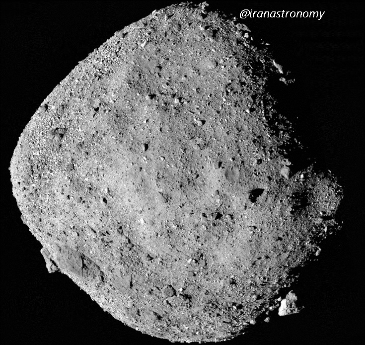 سیارک بنیو (Bennu)؛ امتیاز تصویر:‌ فضاپیمای OSIRIS-REx