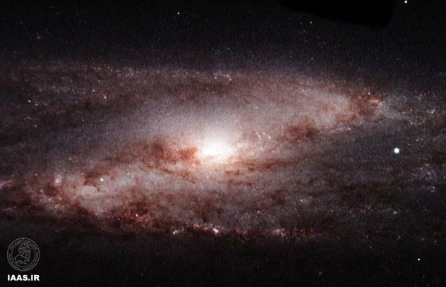 قلب کهکشان مارپیچی NGC253 در فاصله 11.5 میلیون سال نوری