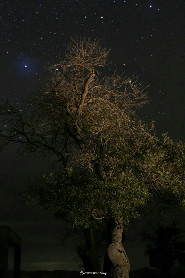 آسمان پر ستاره دوزهیر، 9 آبان 98؛ عکاس: سرکار خانم محیا خانی زاده