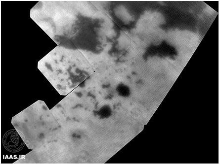 تصاویر جدید کاسینی از قطب شمال قمر تیتان